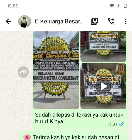 Pengiriman Papan Bunga Duka Kembangan Selatan